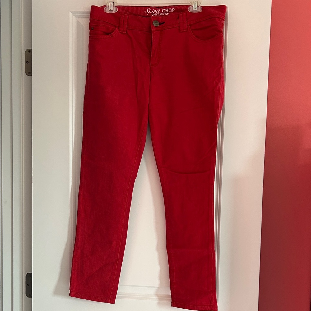 Tommy Hilfiger Red Spirit Cropped Jeans